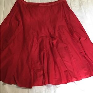 Woman’s focus lifestyle size 14 petite beautiful lined red  Women's Skirt